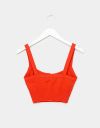 Pola Button Knit Tank in Red_prev_4