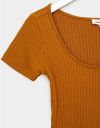 Provence Scoop Tee in Tawny_prev_2