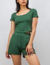 Provence Shorts in Basil_prev_4