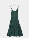 Regia Satin Slip Dress in Hunter_prev_1