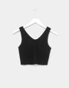Samy Rib Crop Top in Black_prev_1