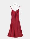 Satin Slip Dress in Merlot_prev_1