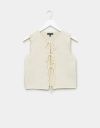 Sonya Tie Vest in Cream_prev_1