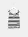 Stripe Rib Tank in Navy_prev_1