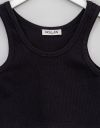 Toni Rib Tank in Black_prev_2