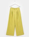 Tout Pleated Trousers in Sage_prev_1