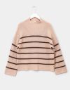 Verona Stripe Sweater in Beige_prev_1