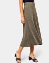 Wila Midi Skirt in Olive_prev_4