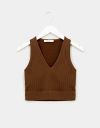 Zuri Knit Top in Brown_prev_1