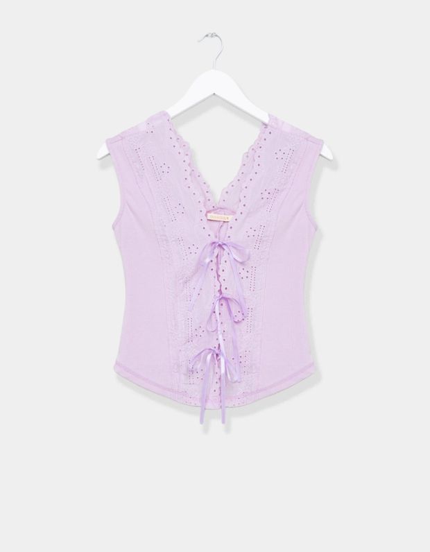 Amelia Lace-Up Top