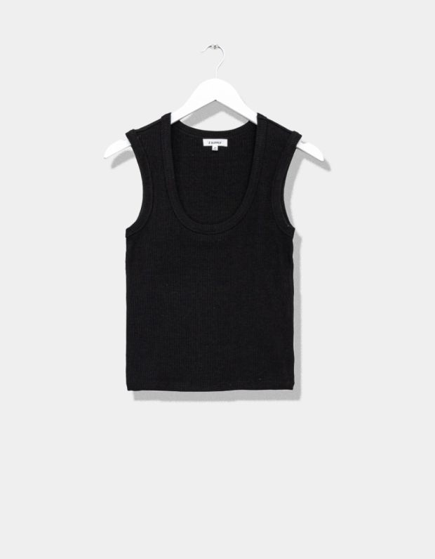 Black Leisurely Tank