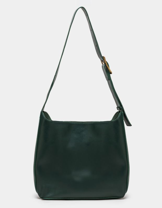 Buckle Tote in Green