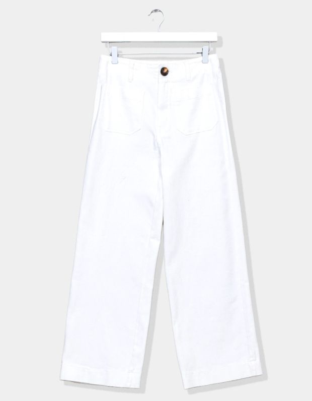 Ellison Pocket Pant in Ivory