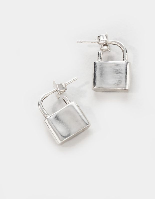 Holmes Earrings in Silver