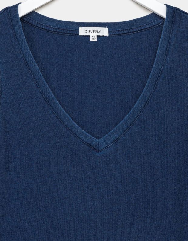 Indigo V-Sloane Top