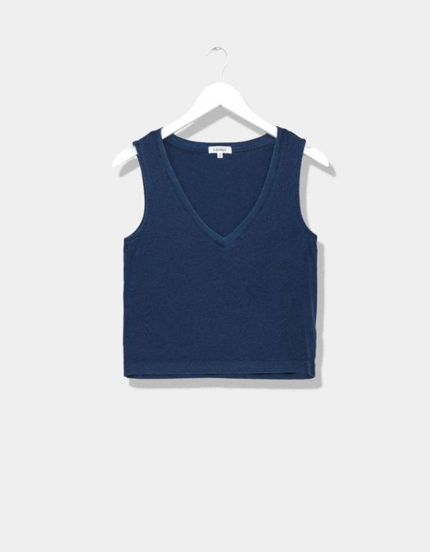 Indigo V-Sloane Top