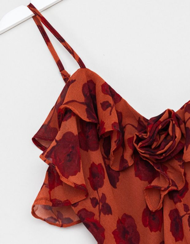 Jolie Rouge Midi Dress