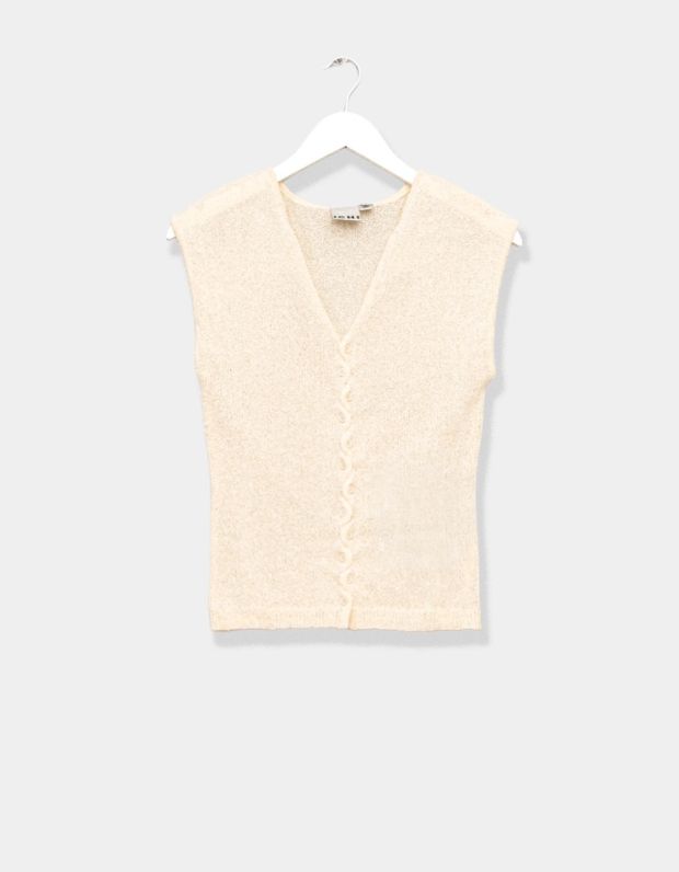 Knit Button Vest