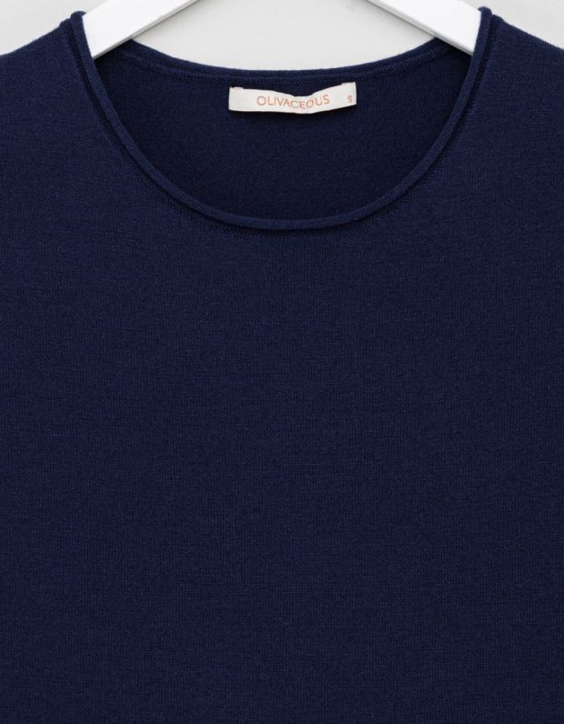 Navy Mia Knit Tee