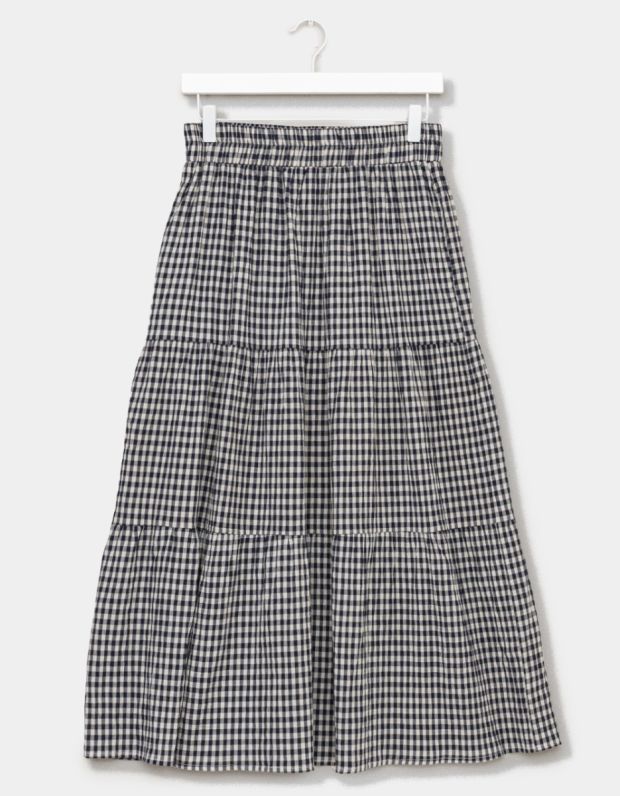 Navy Picnic Skirt