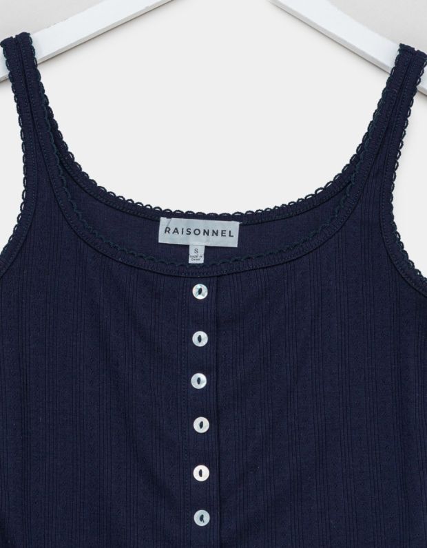 Navy Pointelle Cami
