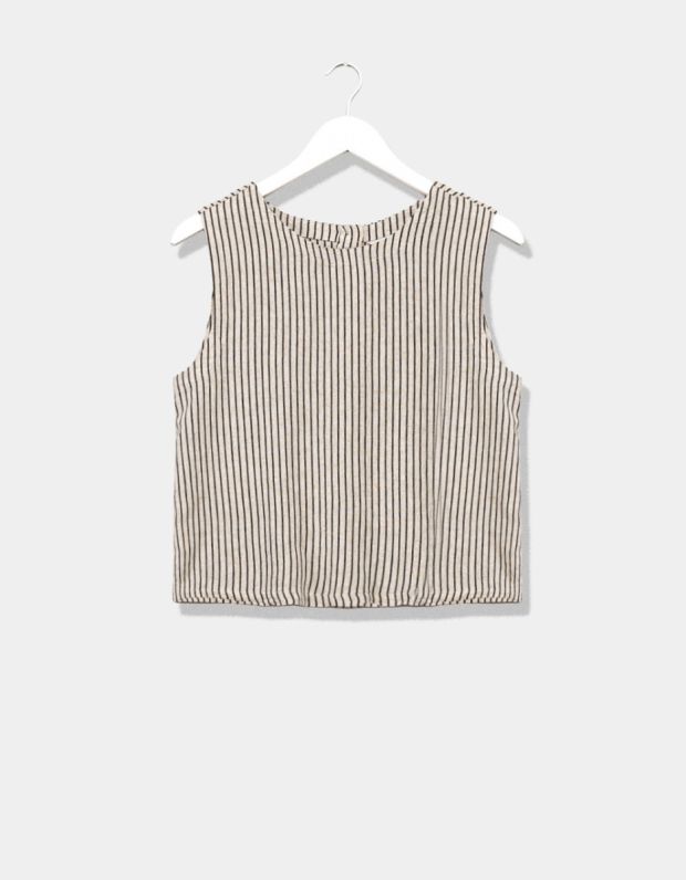 Stripe Oneck Top
