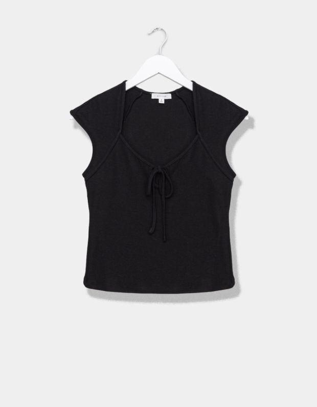 Suni Tie Front Top