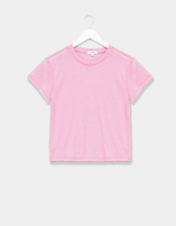 Tourist Tee in Pink Sunrise